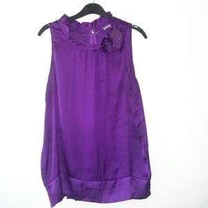 LAST CHANCE * Purple High Neck Sleeveless Top